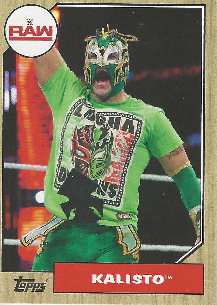 WWE Topps Heritage 2017 Kalisto #54