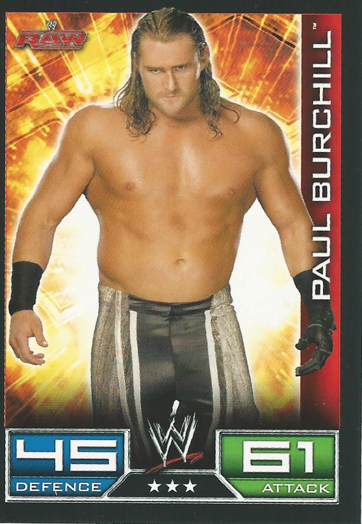WWE Topps Slam Attax 2008 Paul Burchill #54