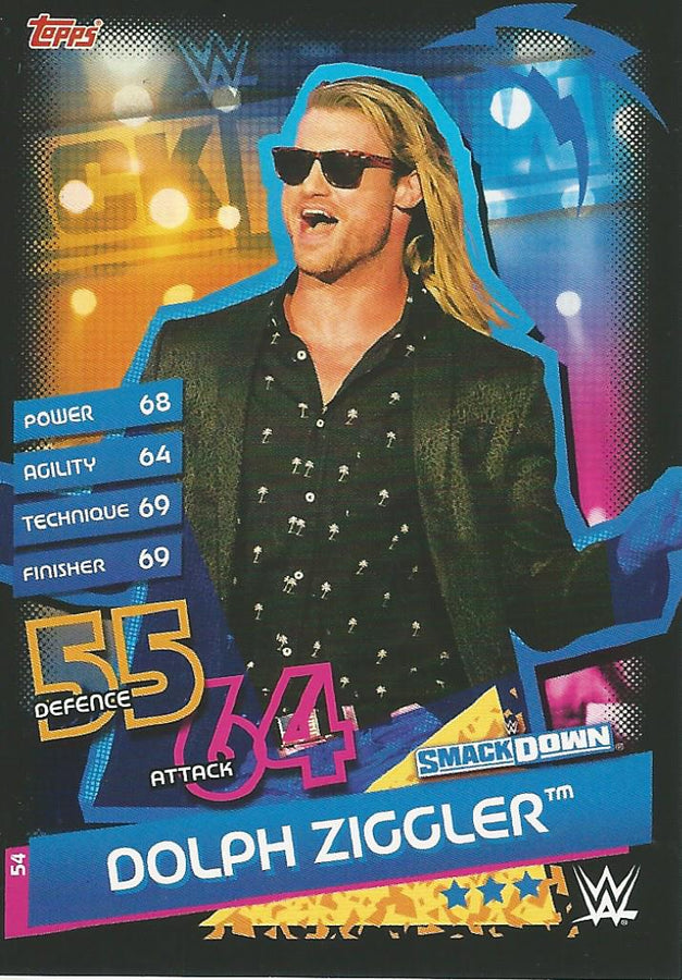 WWE Topps Slam Attax Reloaded 2020 Dolph Ziggler #54