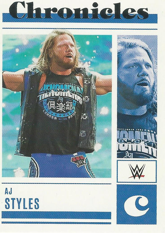 WWE Panini Chronicles 2023 AJ Styles #54