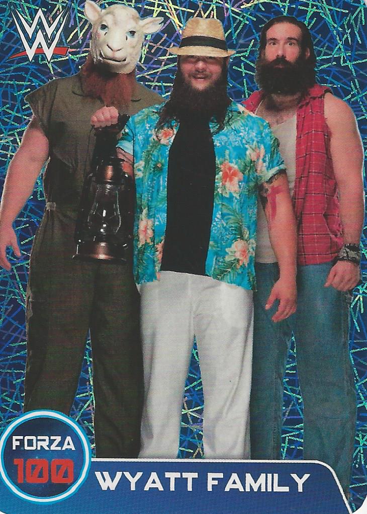 WWE Edibas Lamincards 2014 Bray Wyatt Luke Harper and Erick Rowan #54