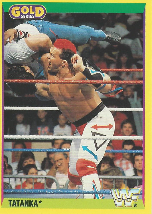 WWF Merlin Gold Series 2 1992 Tatanka #54