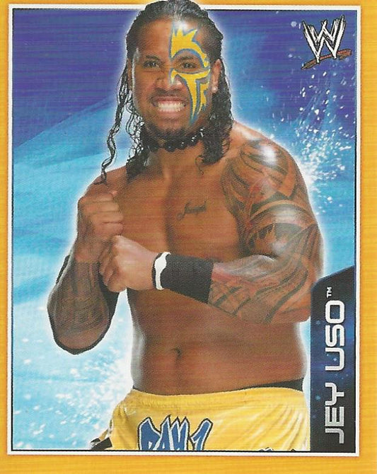WWE Topps A-Z Sticker Collection 2014 Jey Uso #54