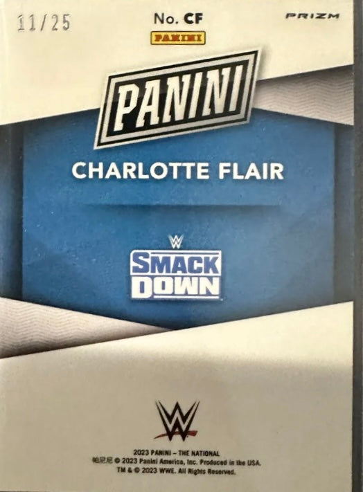 Charlotte Flair trading card PW Catalog