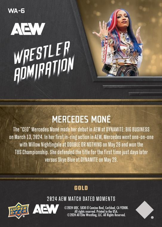 Wrestler Admiration – Mercedes MONÉ