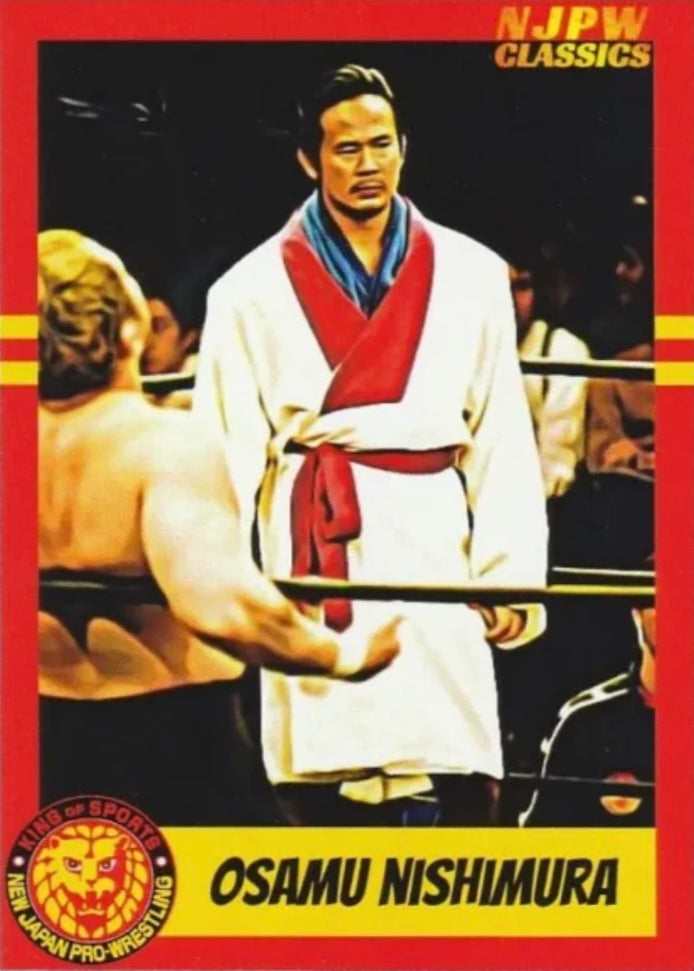 Osamu Nishimura trading card PW Catalog