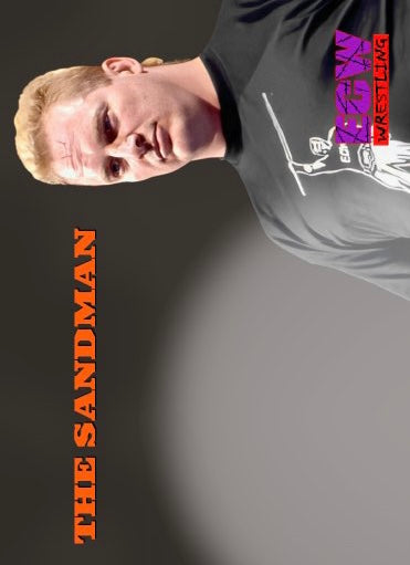 The Sandman – ECW Wrestling trading card PW Catalog