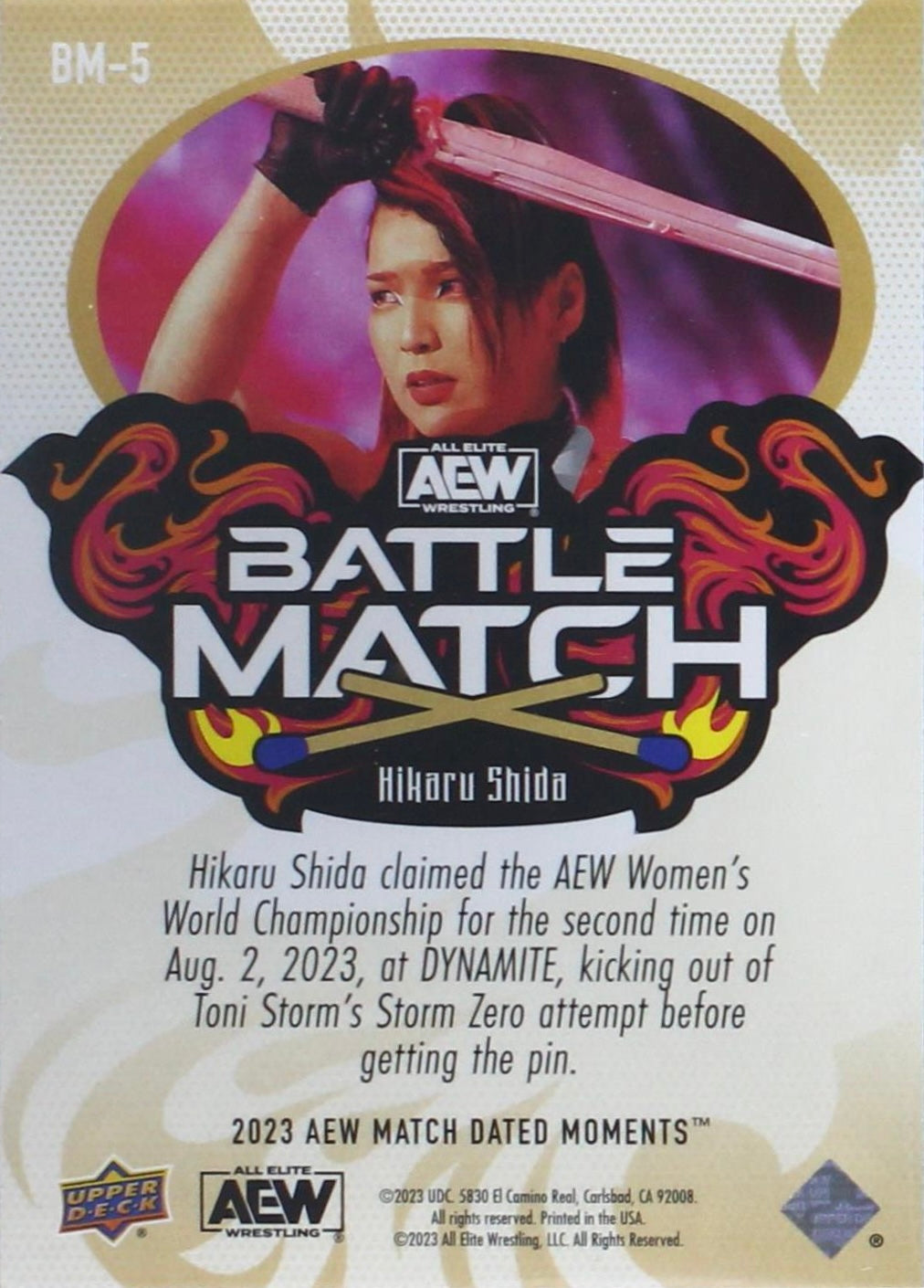 AEW Battle Match – Hikaru Shida