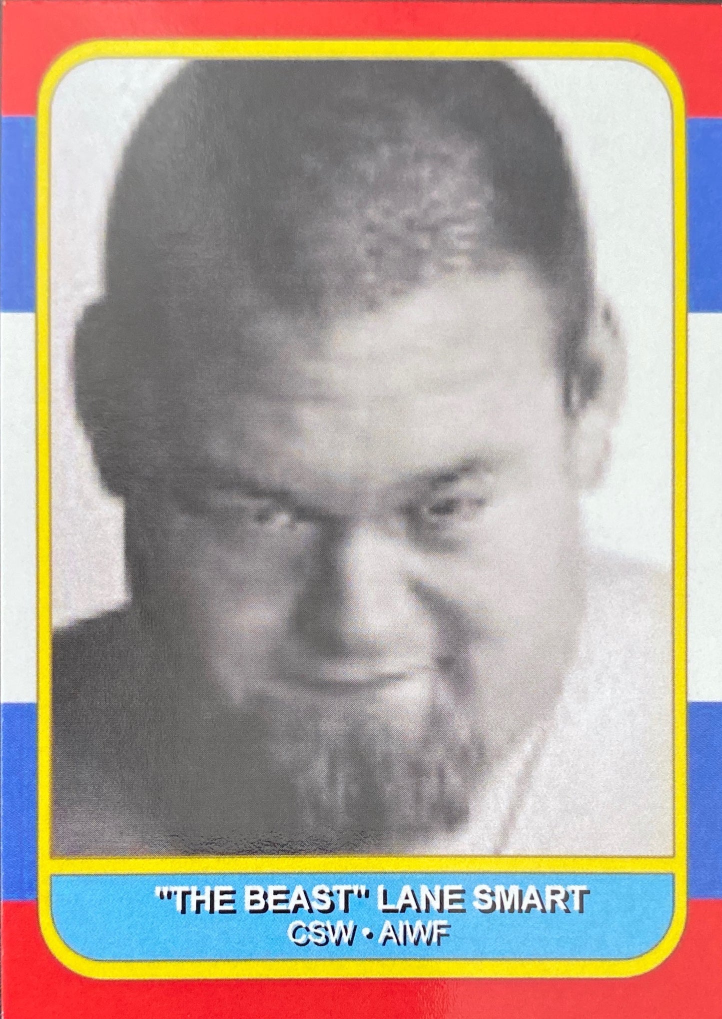 “The Beast” Lane Smart trading card PW Catalog