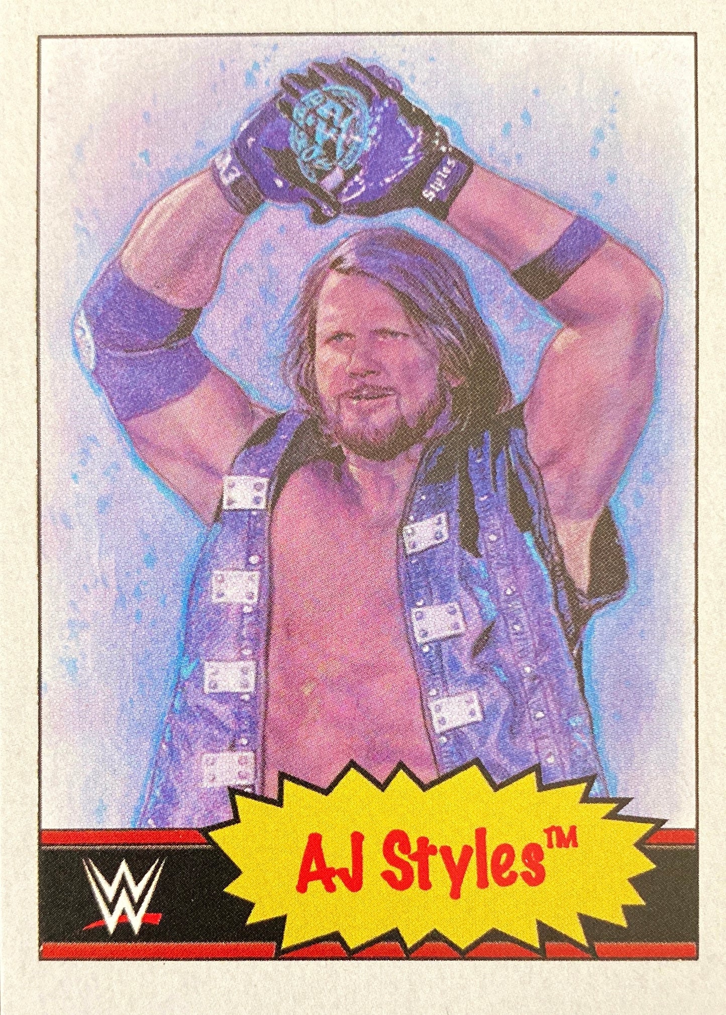 AJ Styles trading card PW Catalog