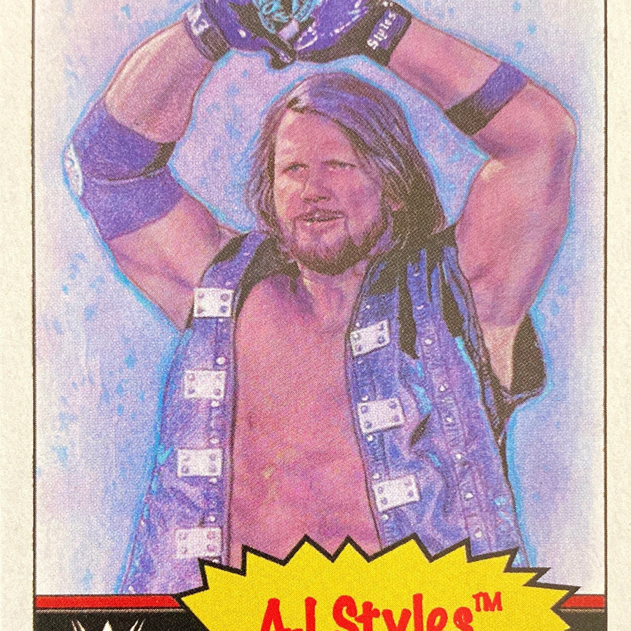 AJ Styles trading card PW Catalog