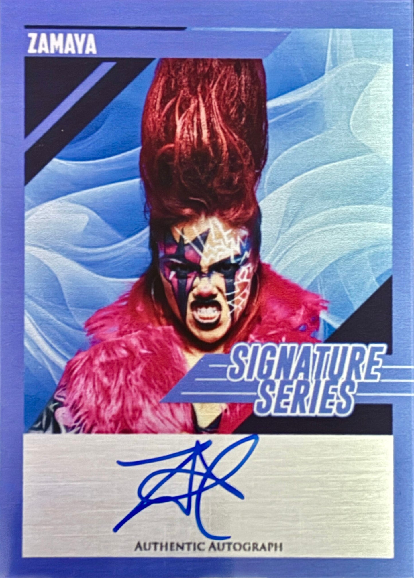 Signature Series – Zamaya trading card PW Catalog