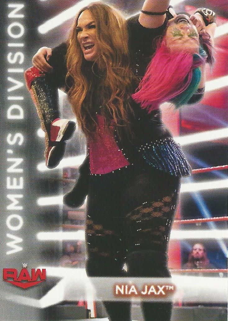 WWE Topps Womens Division 2021 Nia Jax R-11 trading card PW Catalog
