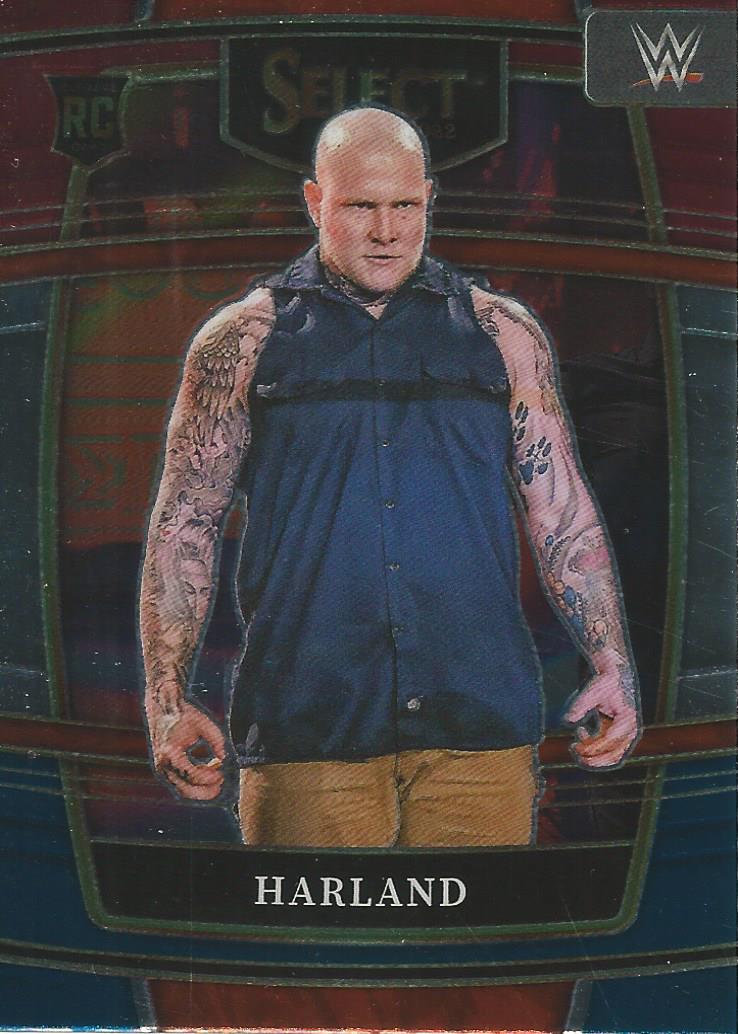 WWE Panini Select 2022 Red/Silver/Blue Harland #39