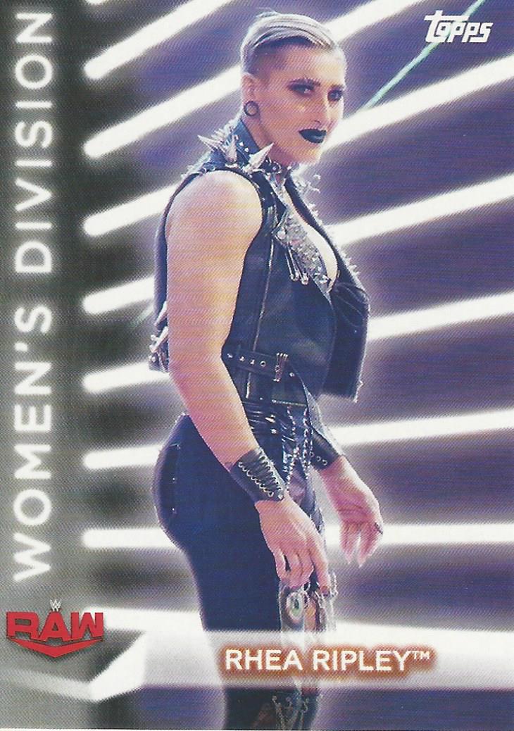 WWE Topps Womens Division 2021 Rhea Ripley R-13 trading card PW Catalog