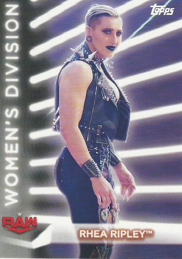WWE Topps Womens Division 2021 Rhea Ripley R-13 trading card PW Catalog