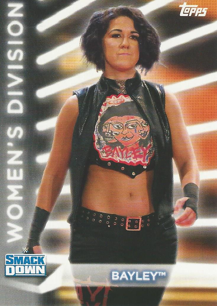 WWE Topps Womens Division 2021 Bayley R-17 trading card PW Catalog