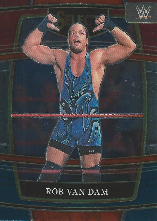 WWE Panini Select 2022 Red/Silver/Blue Rob Van Dam #92