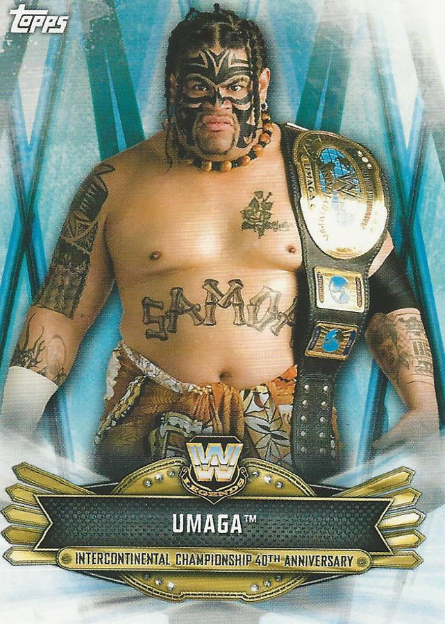 WWE Topps Smackdown 2019 Umaga IC-33 trading card PW Catalog