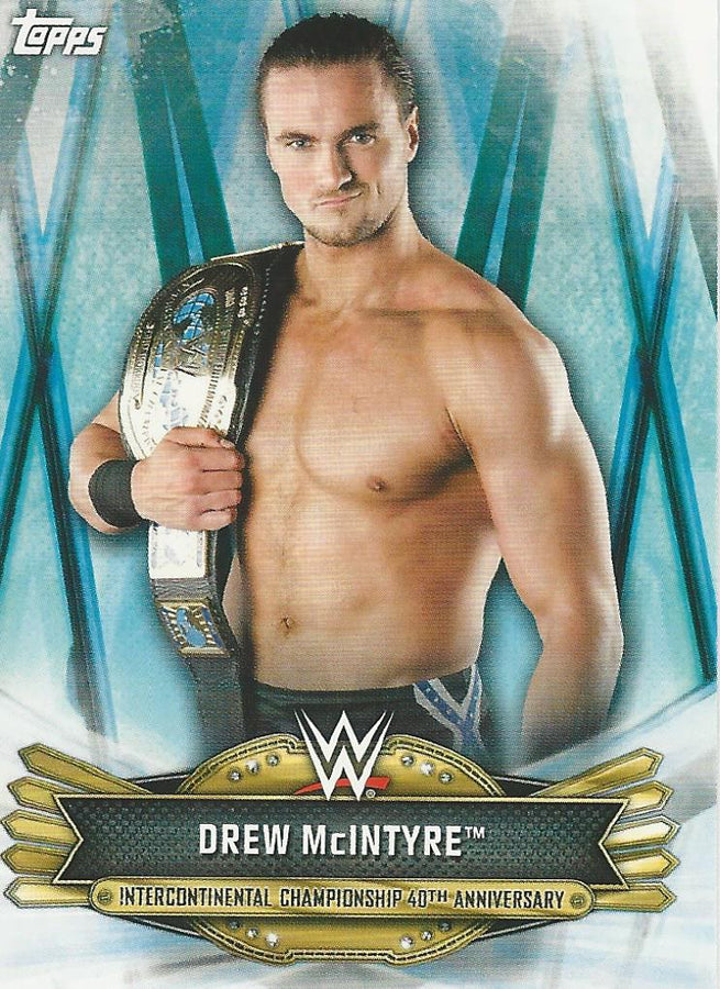 WWE Topps Smackdown 2019 Drew McIntyre IC-36 trading card PW Catalog