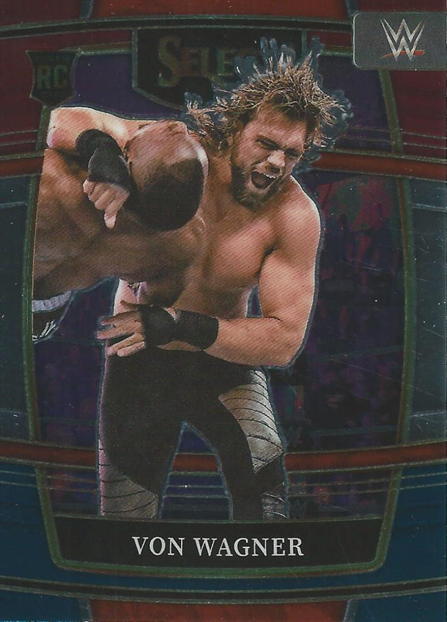 WWE Panini Select 2022 Red/Silver/Blue Von Wagner #96