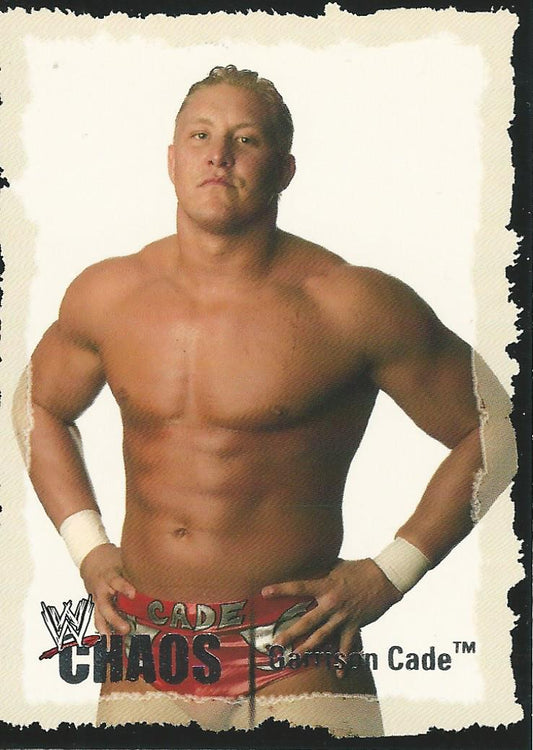 WWE Fleer Chaos 2004 Garrison Cade #55