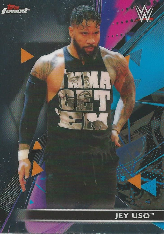 WWE Topps Finest 2021 Jey Uso #55