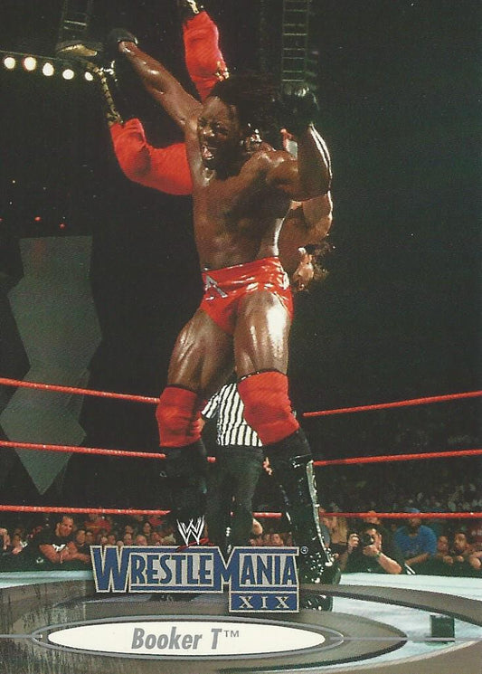 WWE Fleer Wrestlemania XIX 2003 Booker T #55