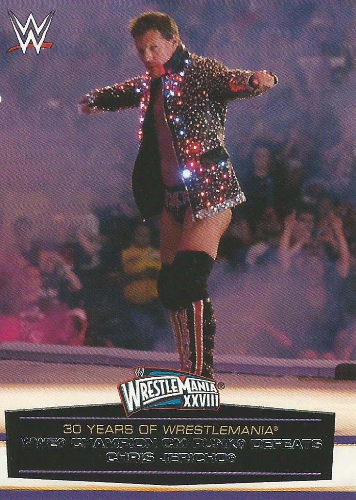 WWE Topps Road to Wrestlemania 2014 Chris Jericho 55 of 60 trading card PW Catalog