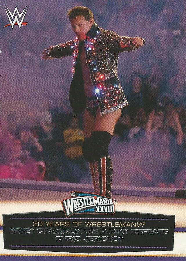 WWE Topps Road to Wrestlemania 2014 Chris Jericho 55 of 60 trading card PW Catalog