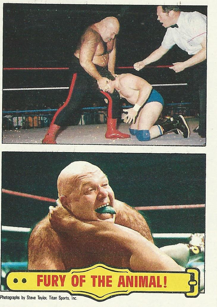 WWF Topps Wrestling Cards 1985 George Steele No.55 PWcatalog