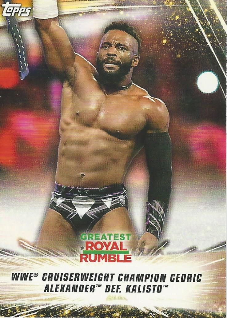 WWE Topps Summerslam 2019 Cedric Alexander #55