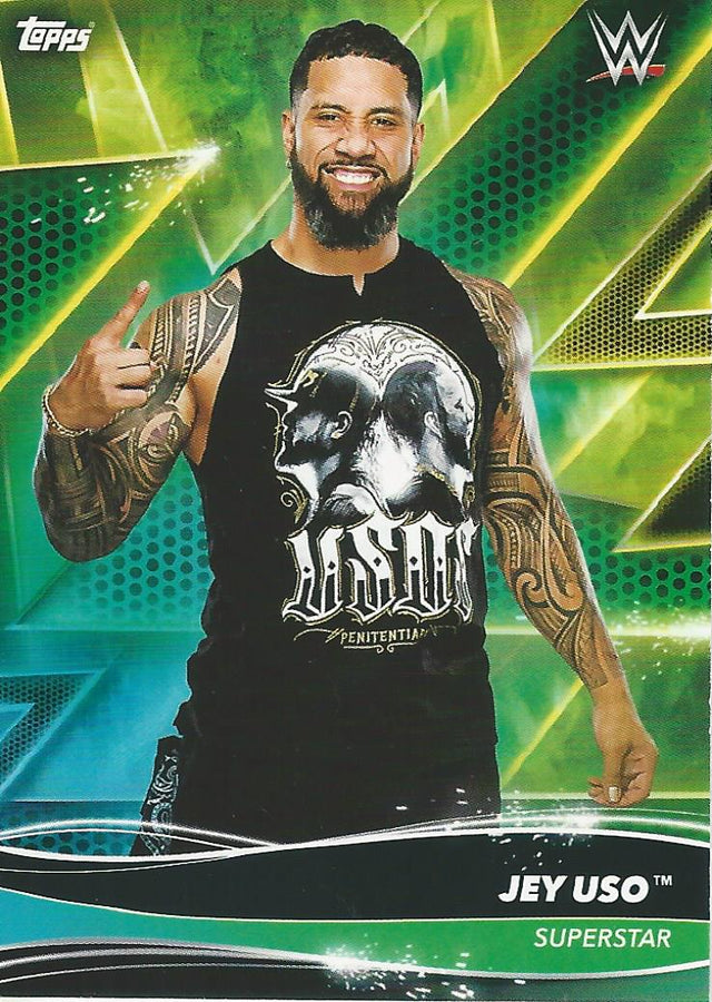Topps WWE Superstars 2021 Jey Uso #55