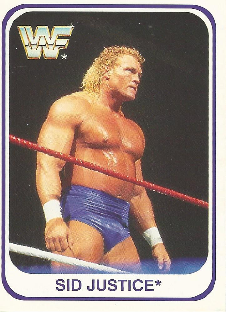WWF Merlin 1991 Sid Justice #55