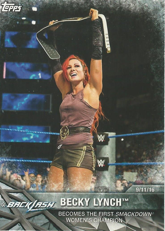WWE Topps Women Division 2017 Becky Lynch WWE-5 trading card PW Catalog
