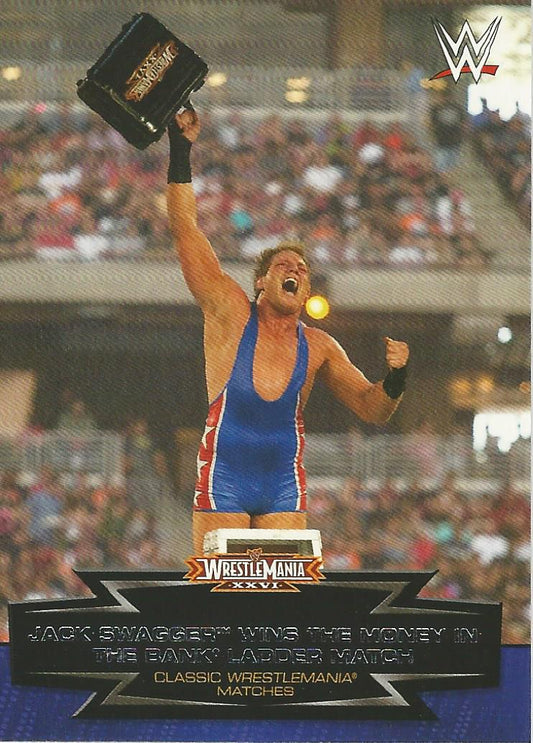WWE Topps Road to Wrestlemania 2015 Jack Swagger 25 of 30 trading card PW Catalog