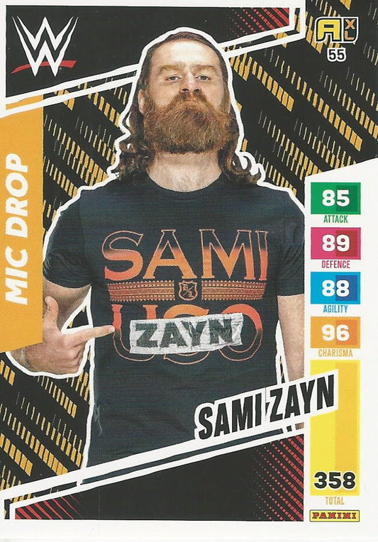 WWE Panini XL Adrenalyn 2024 Sami Zayn #55