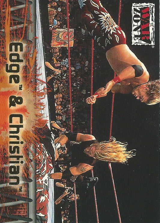 WWF Fleer Raw 2001 Edge and Christian #55