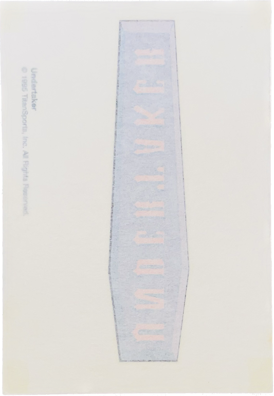 WWF Tattoos 1995 Undertaker Logo from Germany