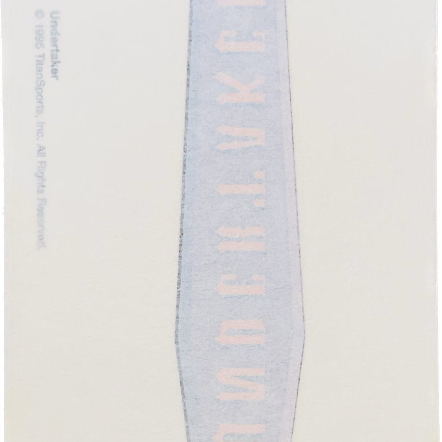 WWF Tattoos 1995 Undertaker Logo from Germany Pwcatalog