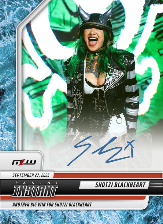Shotzi Blackheart – Another Big Win for Shotzi Blackheart trading card PW Catalog