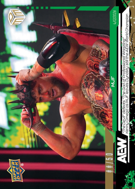 MJF – “the Devil” Defeats “the GOD of Professional Wrestling” Kenny Omega AS MJF Leaves Dynasty Still the AEW World Champion