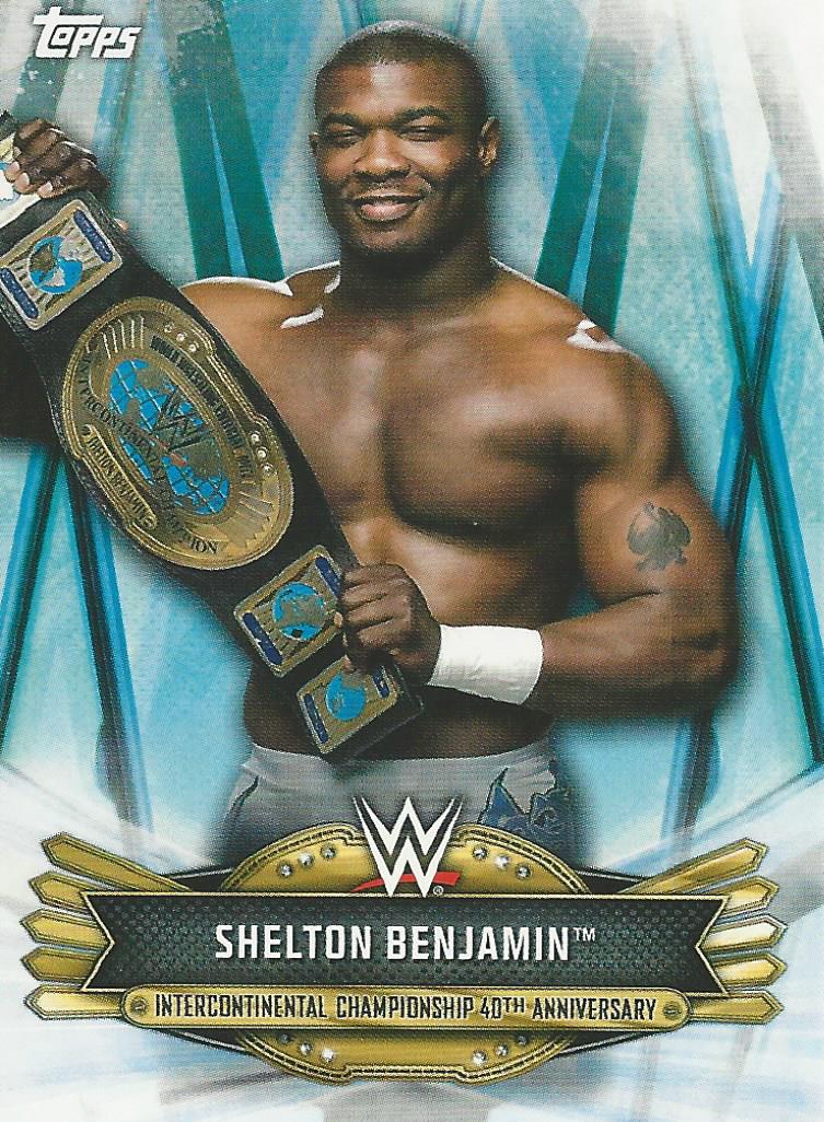 WWE Topps Smackdown 2019 Shelton Benjamin IC-31 trading card PW Catalog