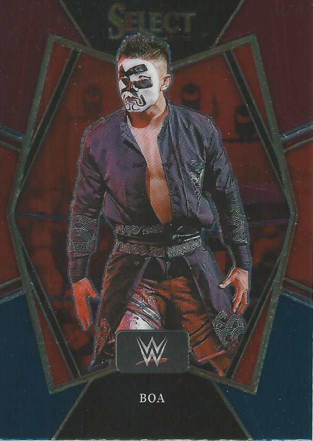 WWE Panini Select 2022 Red/Silver/Blue Boa #119