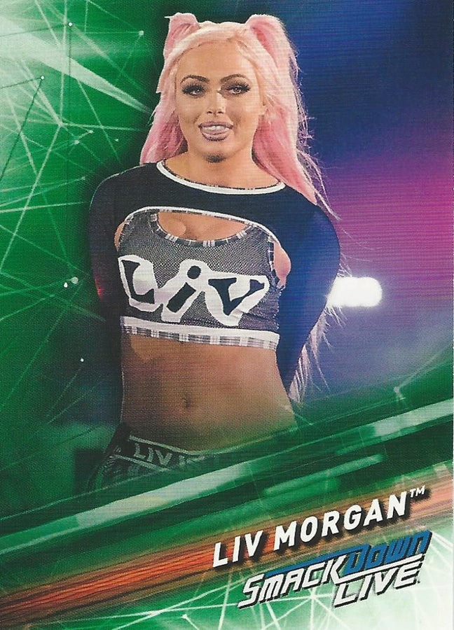 WWE Topps Smackdown 2019 Liv Morgan #32 Green