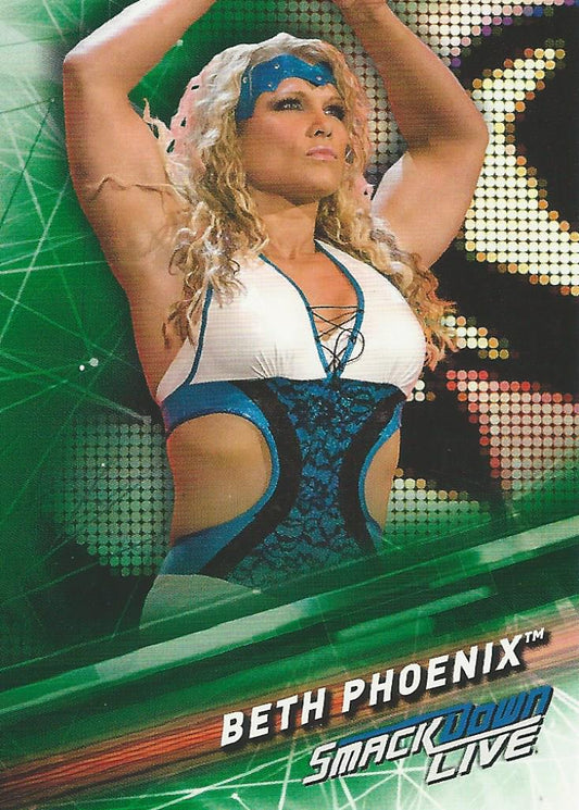 WWE Topps Smackdown 2019 Beth Phoenix #62 Green