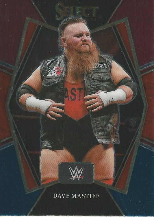 WWE Panini Select 2022 Red/Silver/Blue Dave Mastiff #151
