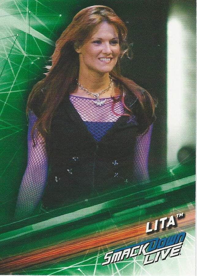 WWE Topps Smackdown 2019 Lita #80 Green