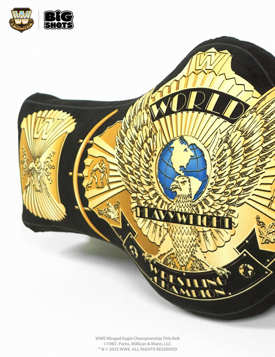 WWE Big Shots WWE Winged Eagle Championship Belt Pillow PWcatalog