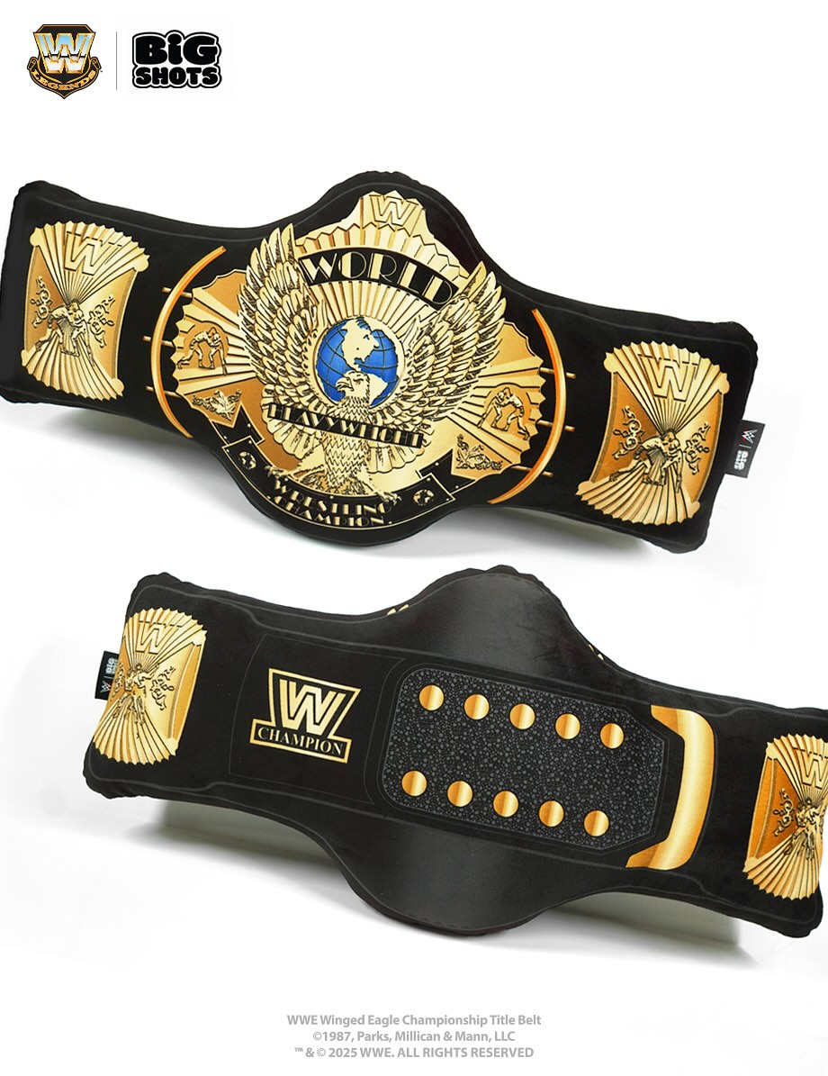 WWE Big Shots WWE Winged Eagle Championship Belt Pillow PWcatalog